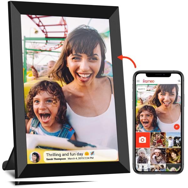 Cheap 10 inch WiFi Digital Frame IPS Touch Screen 1080P Photo Frame, 16GB Large Memory Share Moments Instantly via Mobile APP for sale