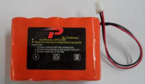 China 12V 600mAh aa nicd battery , ni cd rechargeable batteries KS KFI Emergency lighting on sale