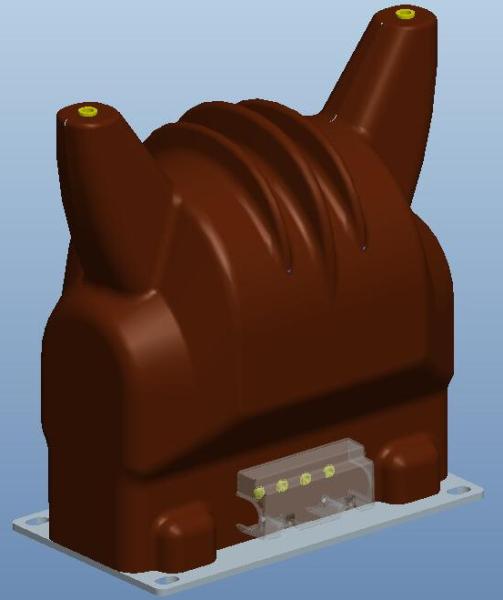 Cheap Single Phase Electronic Current Transformer For Air Isolation Switchgear JDZ12-36 for sale