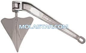 Best Stocklees Steel Boat Use Plough Anchor Sandling Anchor Plough Anchor  Easy Handling Steel Anchor For Marine wholesale