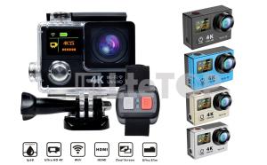 China Ultra HD 4K 170° Wide Angle WIFI Waterproof Sports Helmet Action Cam Camera Remote Control on sale