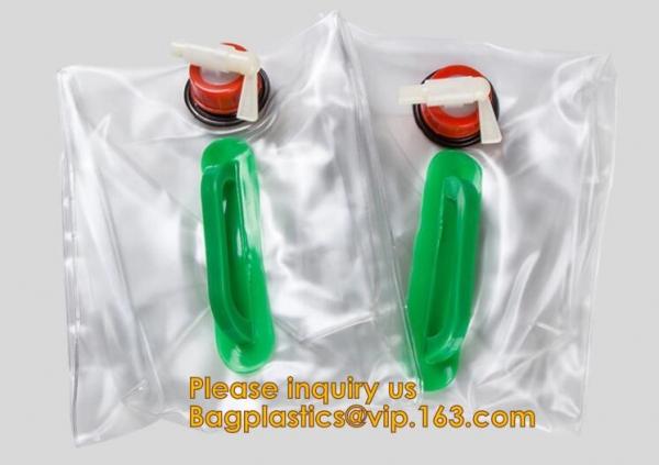 portable foldable water bottle / folding water bag,BPA Free Stand Up Spout Portable Foldable Water Bottle/Bag With Carab