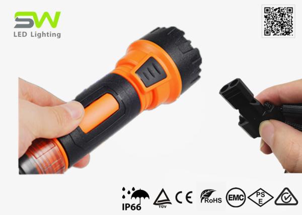 Cheap 5W Type C Rechargeable Led Flashlight Plastic For Disaster Saftey Survival for sale