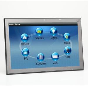 Inwall Tablet With POE Motion Detection And Inwall Frame For Home Automation