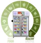 Card Reader Payment System Smart Fridge Vending Machine For Sanck And Drink With