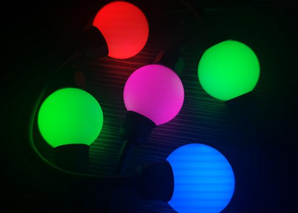 Cheap Remote Control RGB Pixel Lights Lightweight Round Bulb LED Ball String Lights for sale