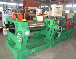 Best Driving Motor 55kw Laboratory Two Roll Mill Open Type Rubber Mixing Equipment wholesale