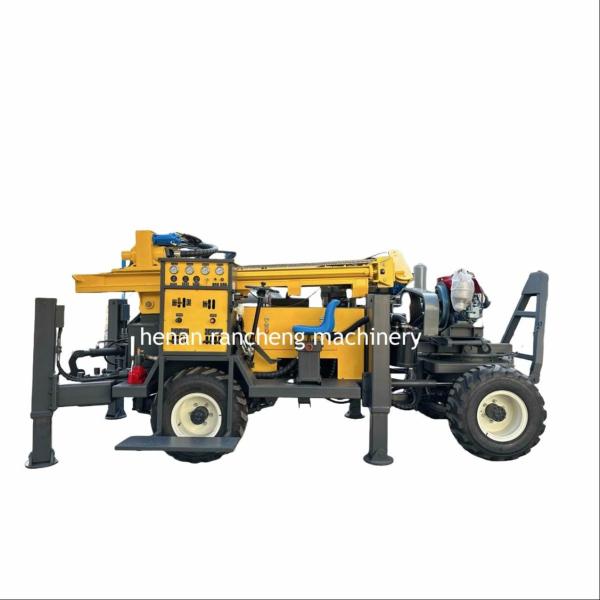 Cheap Wheel Trailer Mounted Geological Geotechnical Exploration Core Drill Machine for sale