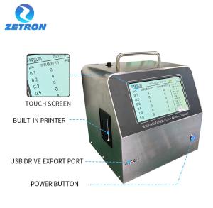 Best Zetron B110 6-Channel Portable Laser Particle Counter For 0.1 ΜM Size Range Detection Built In Thermal Printer wholesale