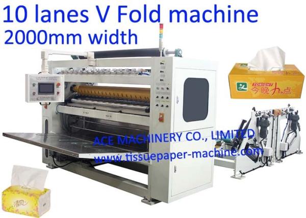 Cheap 6 Lanes Facial Tissue Paper Machine for sale