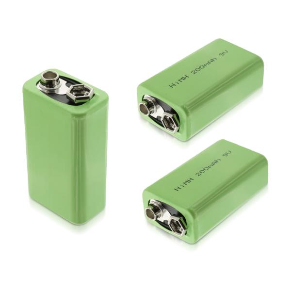 Cheap 9V 200mAh nimh rechargeable batteries Battery Cell Cycle Charging Immediate Use for sale