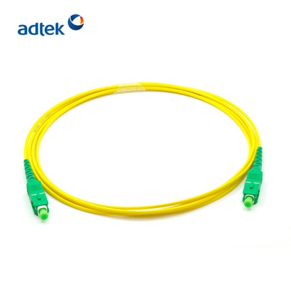 Cheap SC To SC Single Mode Fiber Patch Cord Simplex LSZH Patch Cord 2.0mm 3.0mm for sale