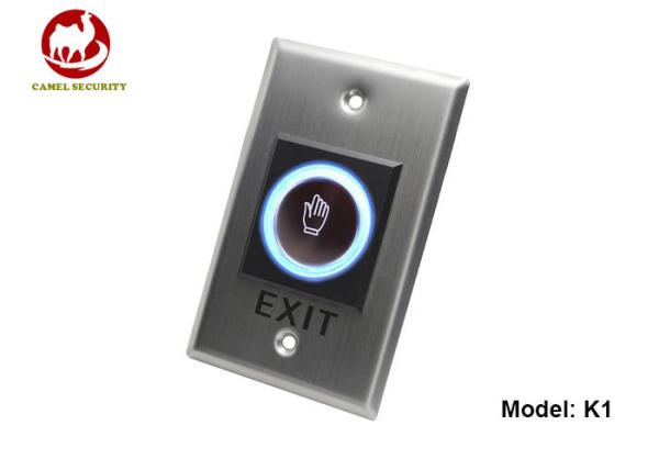 Cheap IR Sensor Touchless Exit Button With LED Indicator ANSI Size 115 * 70mm for sale