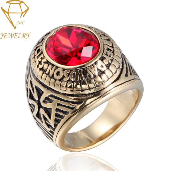 Cheap University 316L Customized Class Rings for sale