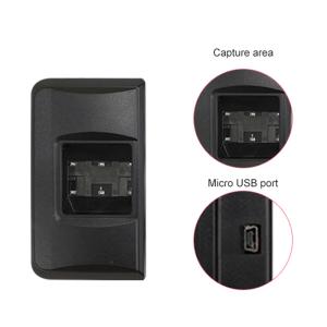 HFSecurity HFOS300 Dual And Rolling Fingerprint Scanner With USB Interface  Charging And Communication Port