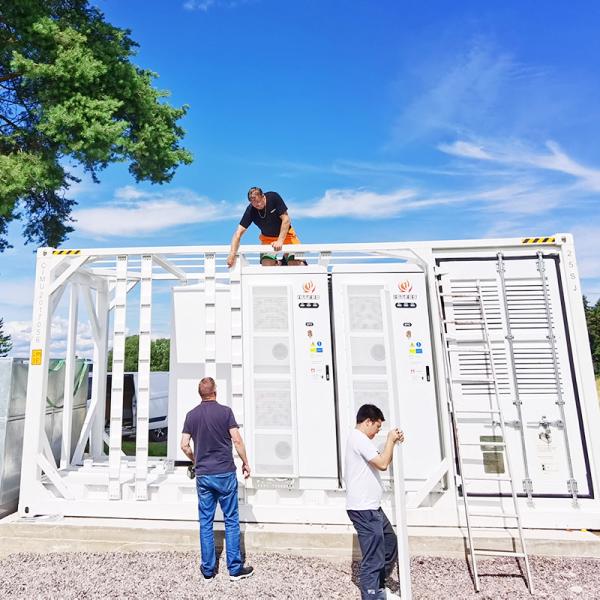 Cheap High Voltage Range 5MW Solar Panel Energy Storage Container with Remote Monitoring for sale