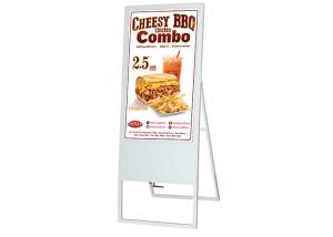 China 32 43 49 55 Size Custom Portable Advertising Display Ultrathin LCD Digital Signage Totem Restaurant LCD menu board on sale