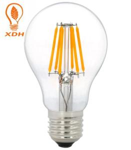 A60 led filament bulb 4W 6W 8W E27 led bulb filament 220-240V
