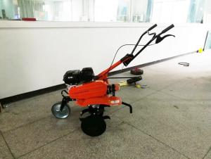 China 6.5HP Gas Powered Pull Behind Tiller Farm Rotary Tiller With Belt Drive on sale
