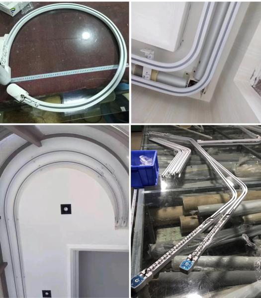 Cheap Thickness 1.2mm Smart Rods Curved Shower Rod with UL certification for sale