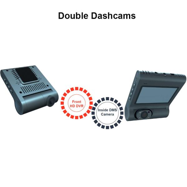 Cheap 4G WIFI Car Dash Camera System Android IOS Phone APP With DMS Functions for sale