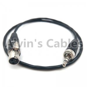 Best SONY D11 Camera Audio Cable 3.5mm TRS Audio Plug Conversion locking 3.5mm TRS Audio Plug To 3 Pin MINI XLR female wholesale