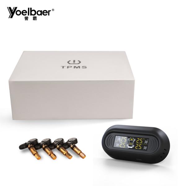 Cheap TPMS Car Tire Pressure Monitoring System Alarm Windshield Tyre Sensor LCD Display for sale