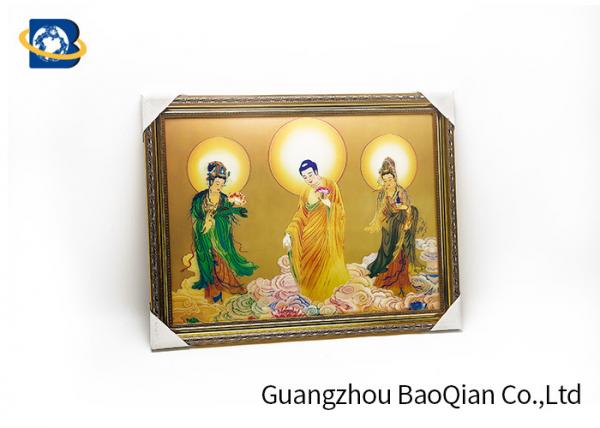 Cheap Religion Picture Lenticular Image Printing , 3D Printing Service High Definition for sale