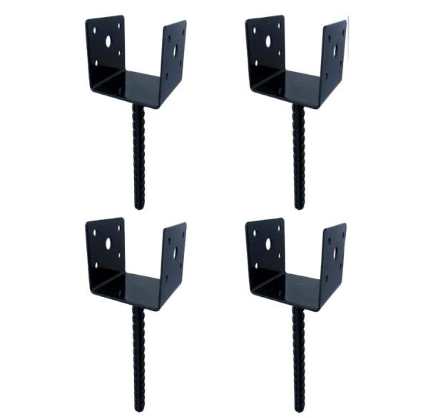 Cheap Sturdy and Durable Concrete Column Anchor U Shape Fence Column Bracket for 4x4 Posts for sale