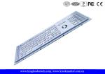 103 Keys Trackball Rugged Metal Keyboard With Number Keys Function Keys