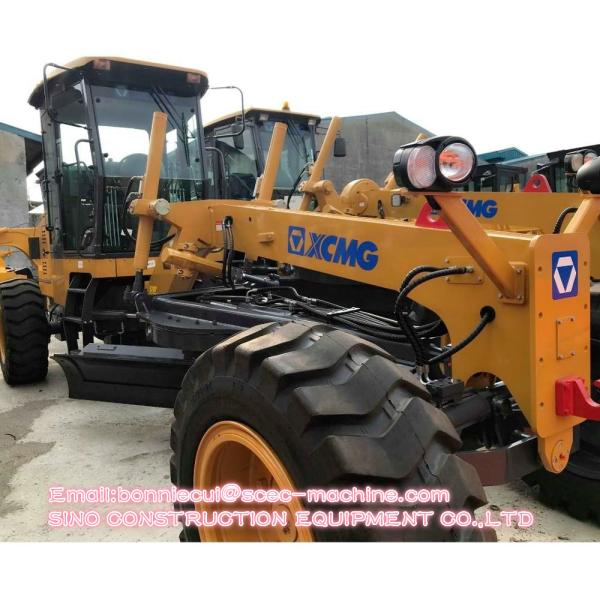 Cheap Yellow Construction Motor Grader GR2003 Mini Road Grader Engine Model SC7H180.1G3 for sale