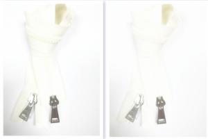 China Eco- friendly Most Popular Double Sliders 2 Way Open End Metal Zipper  Close-end / Open-end on sale