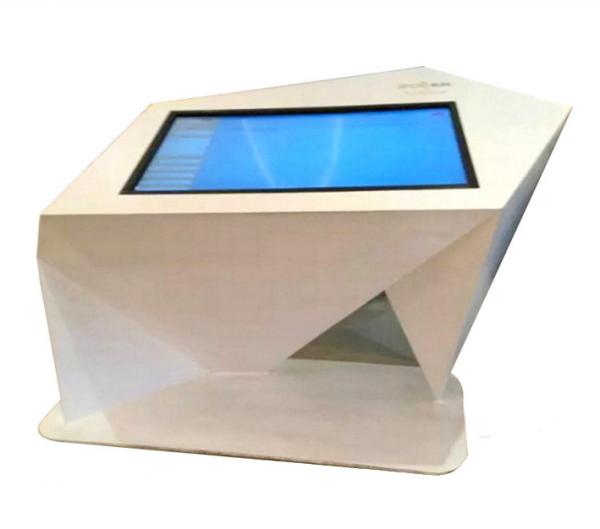 Cheap Customized White Windows10 43'' Infrared Stand Up Computer Kiosk ,Convenient Digital Query Machine for sale