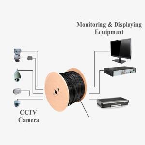 Surveillance Camera Monitoring RG59 Cable With F Compression Connector