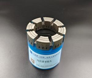 Turbo Profile Diamond Core Bit , Impregnated Diamond Bit Iso Certification