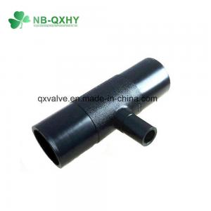 China PE Butt Fusion Reducing Tee with SDR13.6 Wall Thickness and Pn10 Pressure Rating on sale
