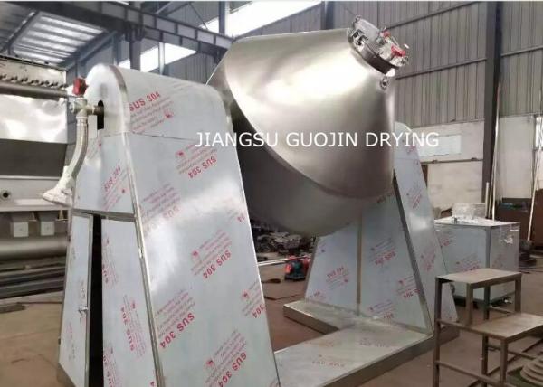 Cheap 8.2m2 Heating Area Double Cone Rotary Vacuum Dryer For Glycol Ether for sale
