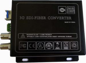 3G-SDI video with 1-CH Reverse RS485 Data to fiber converter,No black screen No scrolling blindness