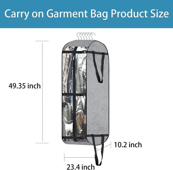 Cheap Garment Bags For Hanging Clothes, Suit Bag, Carry On Garment Bag, Moving Bags, Suit Travel Cover For Men for sale