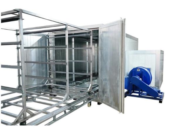 Cheap LPG/Gas Electrostatic Powder Coating Oven With Rail System for sale