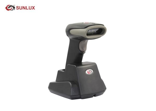 Cheap Single Line Scan Wireless QR Code Scanner , Wireless USB Barcode Scanner With Cradle for sale