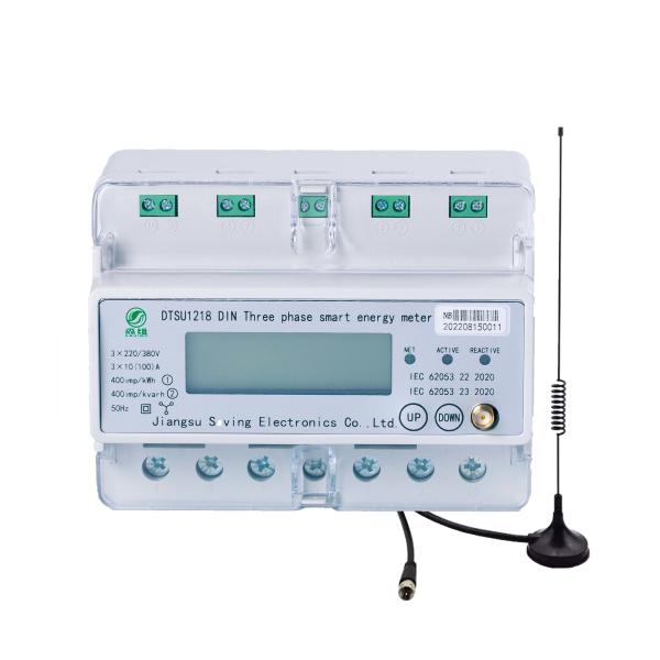 Cheap 220V 380V Din Rail 3 Phase Energy Meter Wifi Prepaid Wireless Smart Meter NB Iot for sale