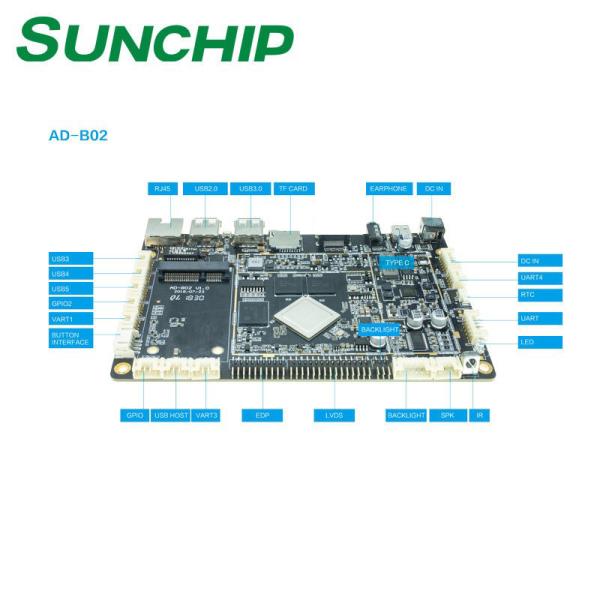 Cheap Quad Core Embedded Linux Board RK3188 System Board For LCD Display for sale