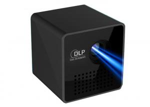 China Portable HD DLP Projector Black Mini WIFI Projector / 1080p Smart Micro Projector on sale
