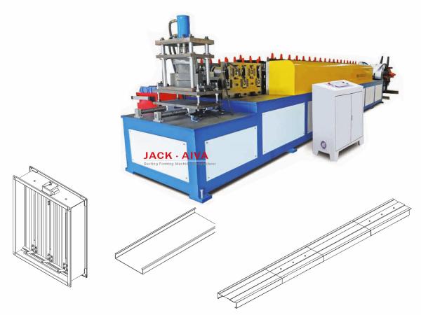 Cheap VCD Machine Fire Damper Frame Machine Without Bending for sale
