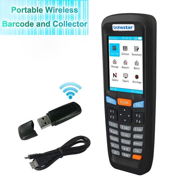Cheap Black Handheld 16M 2D Image Scanner for sale