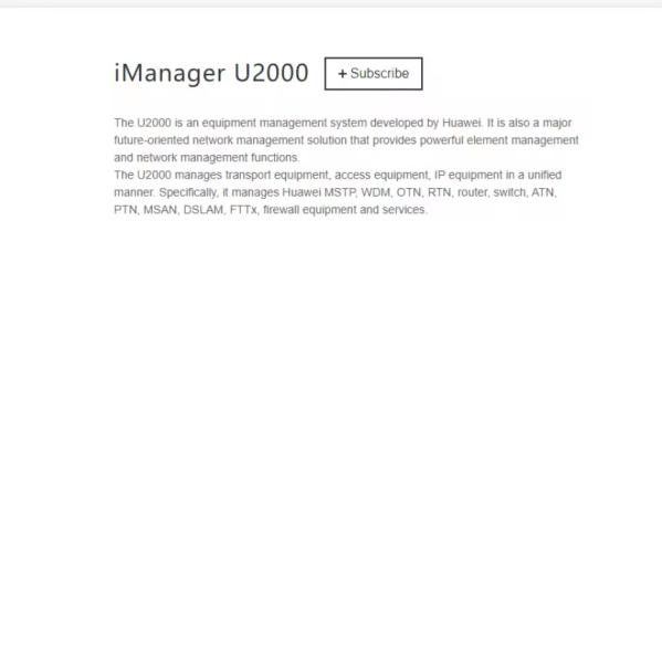 Cheap HUAWEI Software iManager U2000 NMS for sale