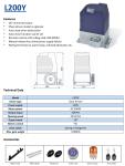 L200/L200F Sliding Gate Operator