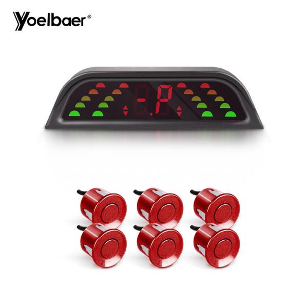 Cheap OEM Car Collision Warning System 6 Sensors Parking Control Sensor 40KHz for sale