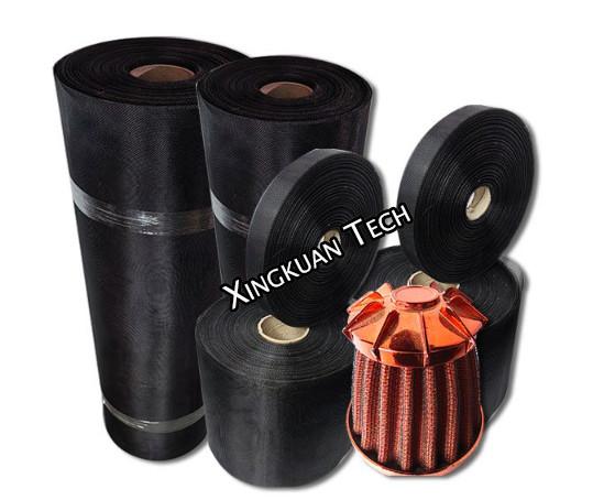 Cheap 0.1 - 0.3mm  Diameter Epoxy Coated Wire Mesh For Industrial Air Filter Media Support for sale
